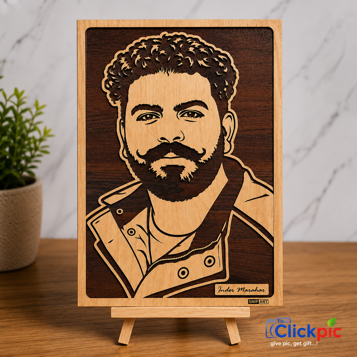 3D Wooden Frame